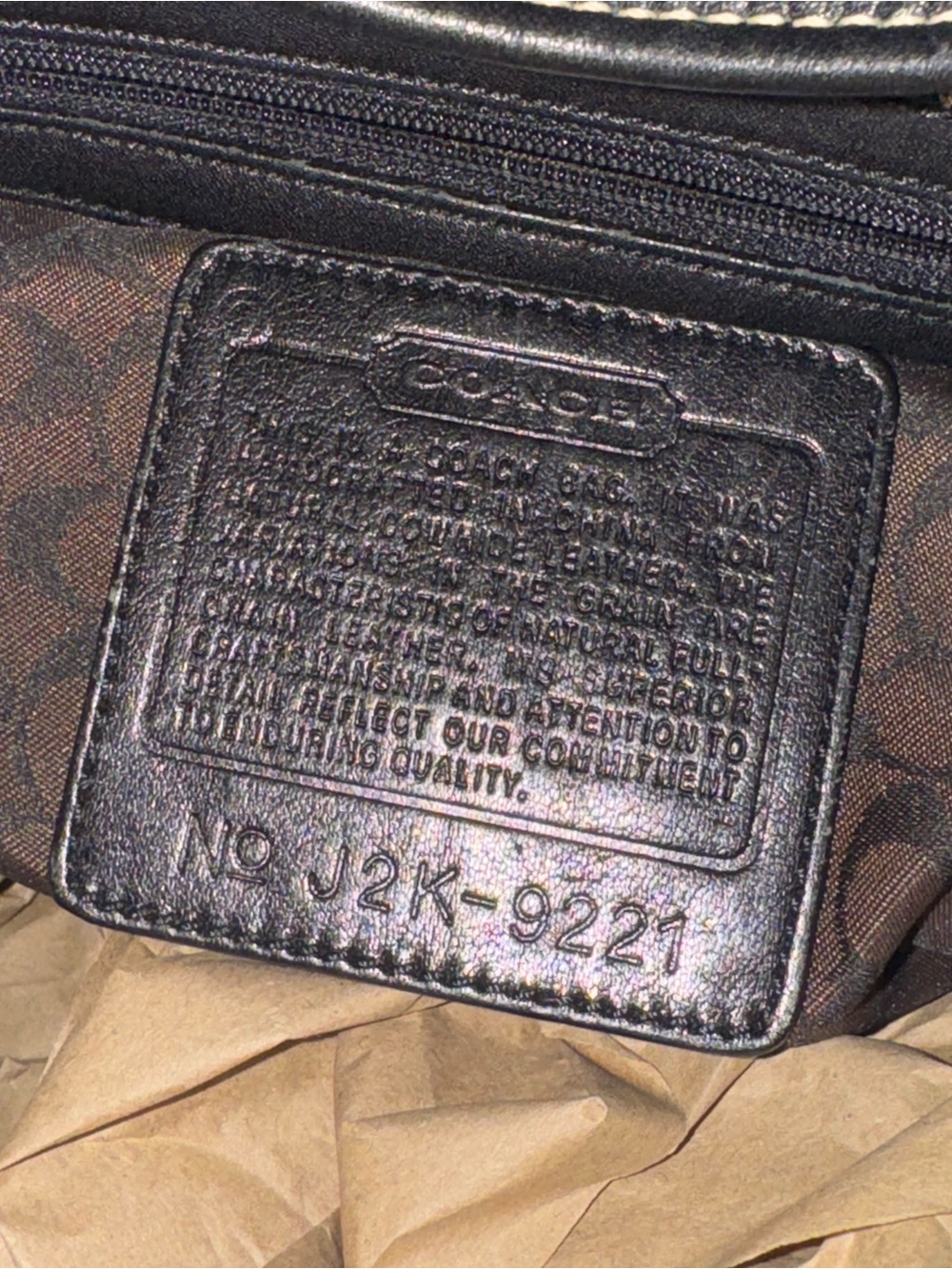 Coach Black Shoulder Bag - Picture 2 of 6